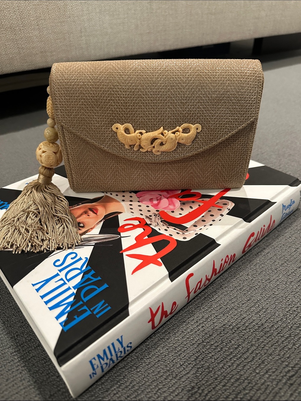 Vintage Rafael Sanchez Tassel Clutch